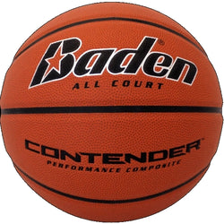 כדורסל עור קומפוזיט חוץ-פנים מקצועי BADEN SPORTS CONTENDER כולל שליח עד הבית