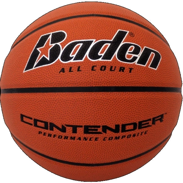 כדורסל עור קומפוזיט חוץ-פנים מקצועי BADEN SPORTS CONTENDER כולל שליח עד הבית